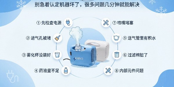 舊霧化器不出霧？別急著換新的，8 個步驟先自查